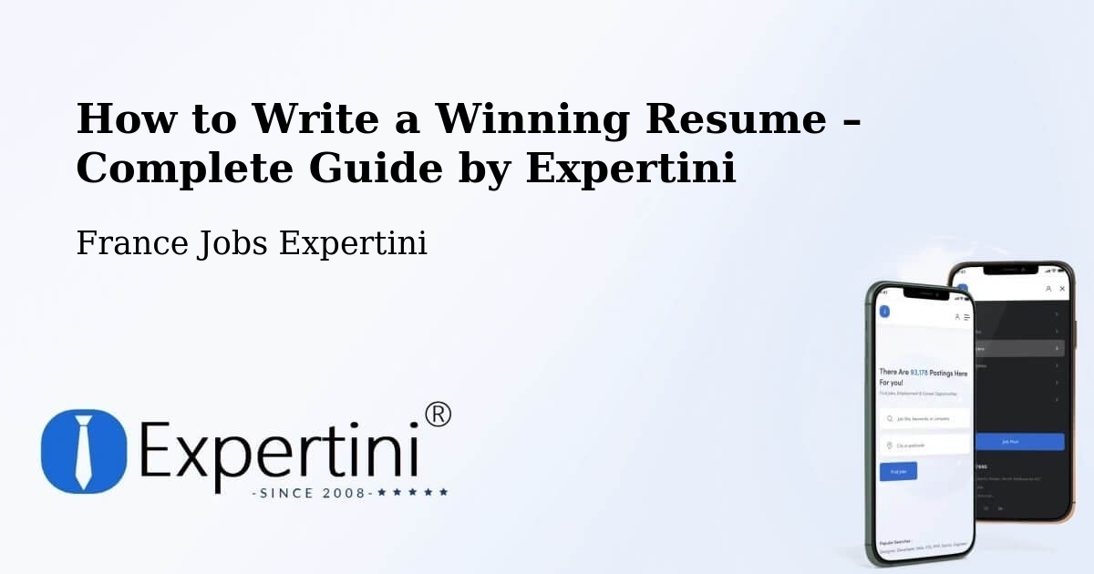 Resume Writing Guide for Job Seekers – Blois - Blois, France Jobs Expertini